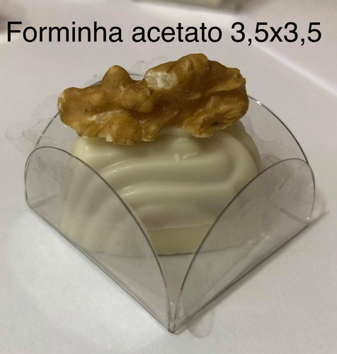 Imagem 6 de 10 de 100 Forminhas Para Doces Casamento Acetato Promoção.....
