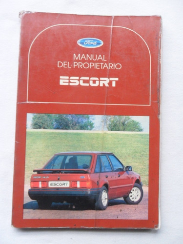 Manual Ford Escort 1993 Guantera Usuario Instrucciones