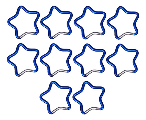 Mosquetón De Estrella De Cinco Puntas De Aluminio, Clip