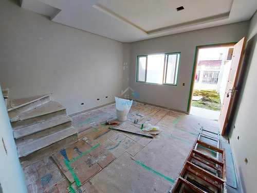 Sobrado Em Fase De Construção À Venda Com 3 Quartos, Muito Bem Localizado No Bairro Novo B, No Sítio Cercado, Em Curitiba. - Ca01215 - 69029861