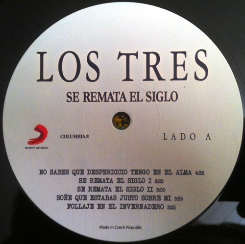 Imagen 4 de 6 de Los Tres Se Remata El Siglo Vinilo Rock Activity