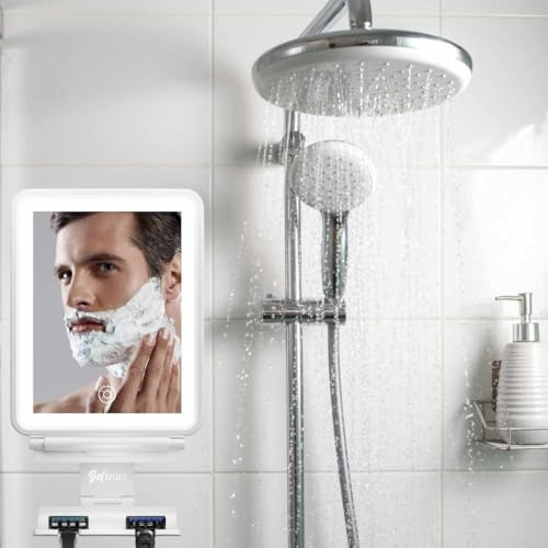 Espejo De Ducha Grande Con Luz Led Antiniebla