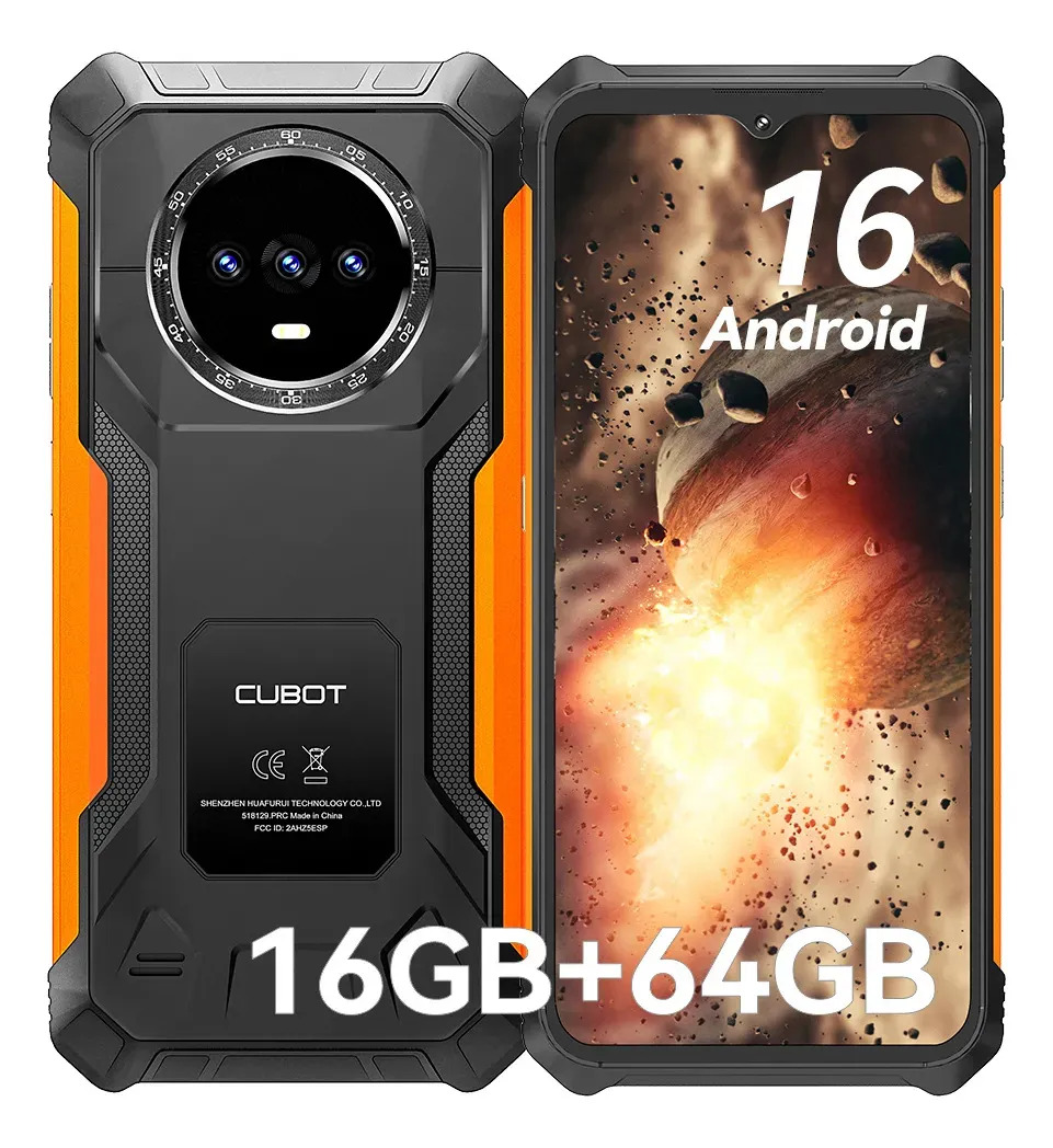 Celular Cubot Kingkong Es Pro Dual Sim 64 Gb Negro 6 Gb Ram (ampliable Hasta 16 Gb) Android 16