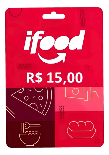 Gift Card Ifood R$15 Reais - Cartão Digital Presente Ifood Menor preço em Gift Card Ifood R$15 Reais - Cartão Digital Presente Ifood