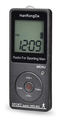 Receptor De Radio Fm Mini Am Portátil Hrd-602 Con Teléfono