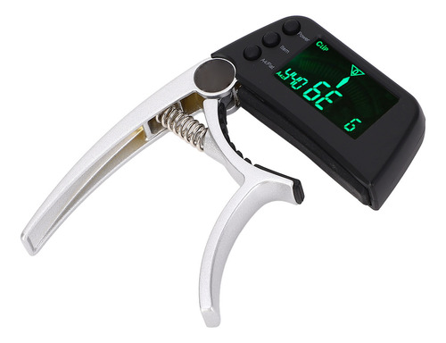 Sintonizador De Guitarra 2 En 1, Pantalla Lcd, Sintonizador
