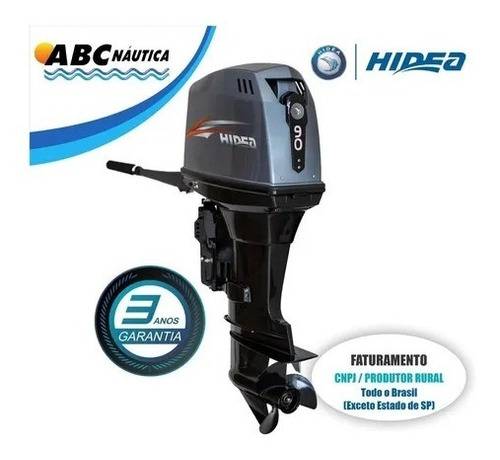 Imagem 8 de 15 de Motor De Popa 90hp 2t Hidea Leia Anúncio
