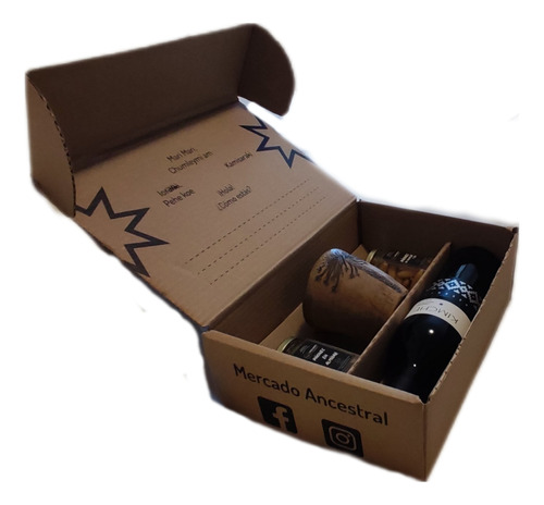 Box Celebremos Con Vino Y Pewen Mercado Ancestral