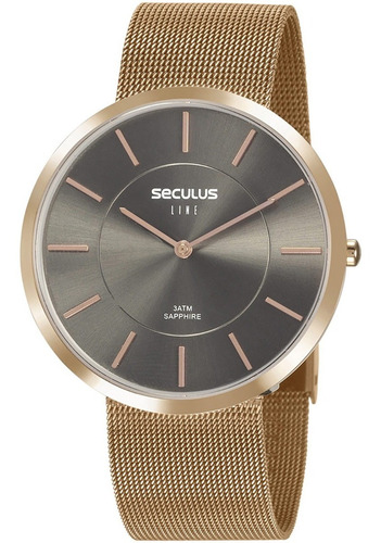 Relógio Masculino Seculus Line Sapphire 20773lpsvrs4