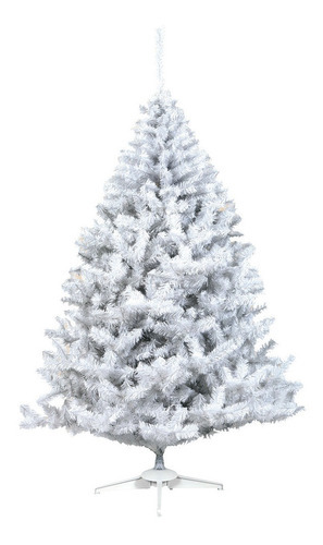 Arbol Pino Navidad Artificial Bonanza Frondoso 1.90mt Blanco