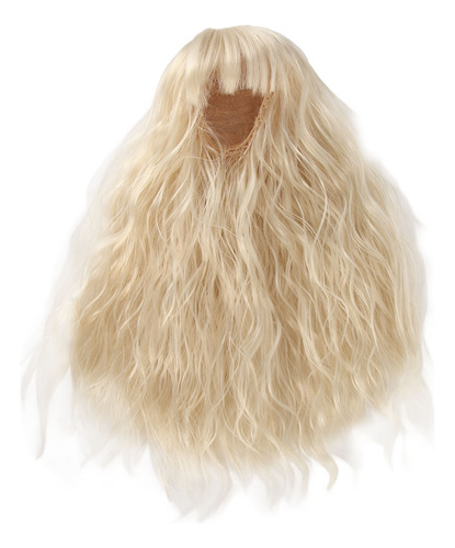 Peluca Larga De Muñeca Artificial De Seda De Alta Temperatur