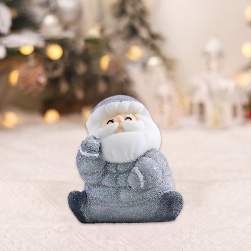 Decoración De Escritorio G Con Forma De Estatua De Papá Noel