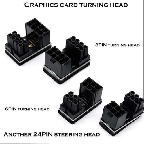 Paquete De 4 Gpu Vga Placa Adaptadora En Ángulo De 180