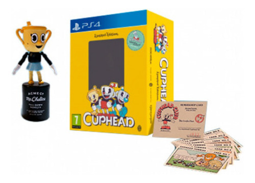 Juego multimedia físico Cuphead de edición limitada para PS4