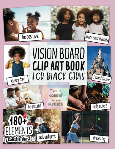 Libro: Vision Board Clip Art Book For Black Girls: Design Yo