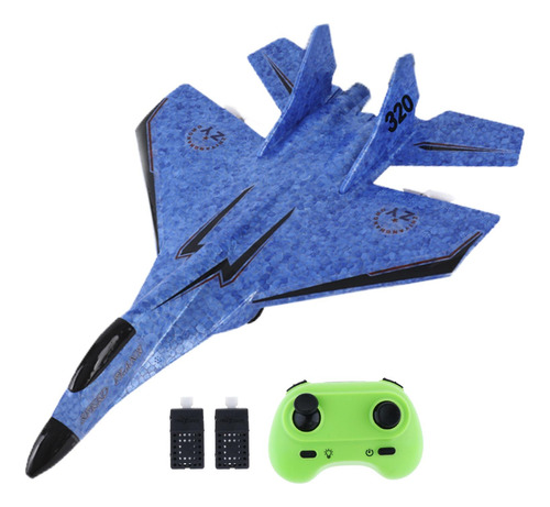 Avião De Espuma Avião Planador Rc 2 Canais Compatível Com
