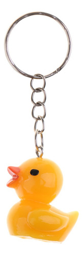 Sjx 12 Piezas Simulación Linda Pato Amarillo Figuras Llavero