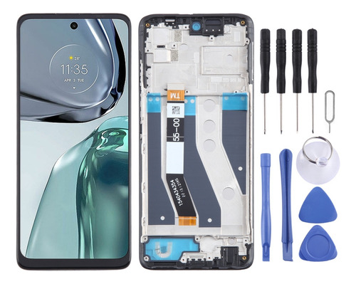 Pm Sroje Lcd Screen With Frame For Motorola Moto G 2022