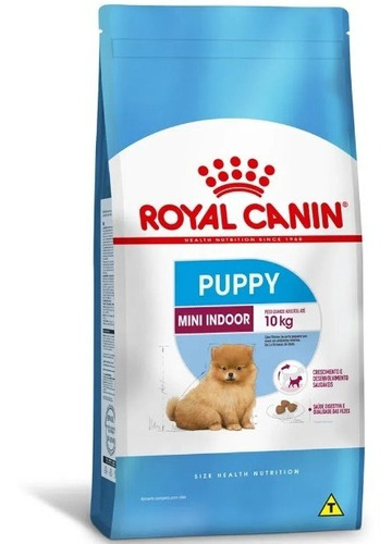 Alimento Royal Canin Size Health Nutrition Mini Indoor Puppy para cão filhote de raça pequena sabor mix em sacola de 7.5kg