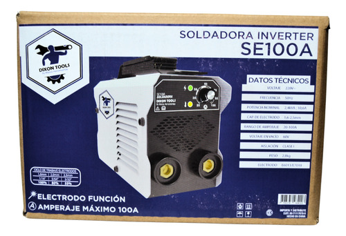 Maquina Soldadora Inverter 100a 60v Dixon Electrodo 2.5mm Pro