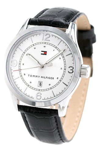 Reloj Tommy Hilfiger Hombre 1710331 Tasty Cuero Color de la malla Negro Color del bisel Plateado Color del fondo Plateado