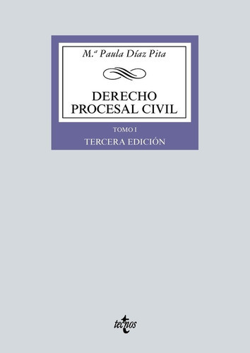 Derecho Procesal Civil, De Diaz Pita, Mª Paula. Editorial Tecnos, Tapa Blanda En Español