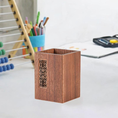 Soporte De Escritorio Para Bolígrafo De Madera, Estilo B