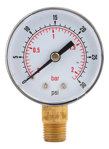 Manómetro De Presión 1/4 Bspt Para Combustible