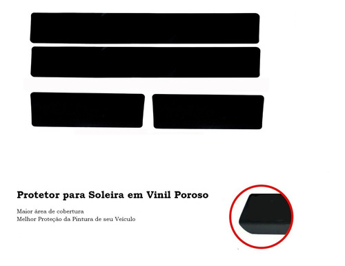 Imagem 2 de 8 de Adesivo Soleira Proteção Porta Poroso 4 Portas - Promoção