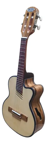 Cavaquinho Toks Flat Cx8 Sem Boca Natural C/equalizador