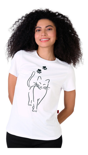 Blanco - Xgr - Playera Mujer Moda Camiseta Blanco Aditivo 55