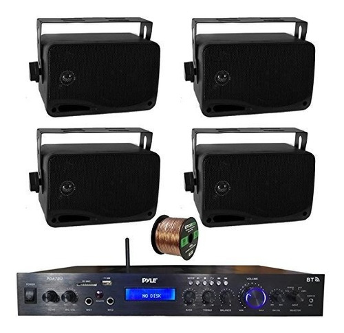 Pyle Home Theater Amplificador Audio Bluetooth Mp3 / Usb / S