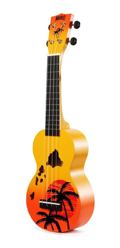 Imagen 6 de 10 de Combo Ukelele Electroacustico Diseño Mandala Dibujos Colores Bamboo Cuerdas Aquila Amplificador Funda Pua Afinador Cable