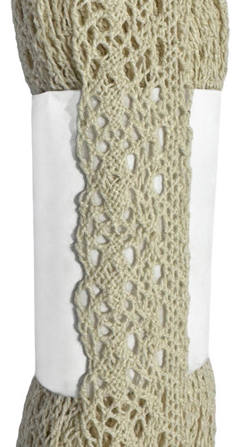 Puntilla Bolillo Algodón Ancho 3 Cm Art 1019 X10mts Natural Natural