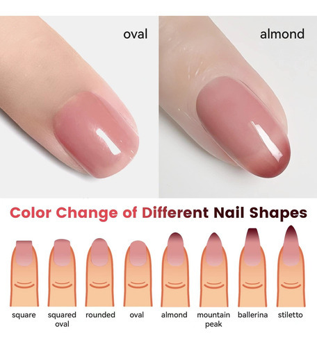 Ytd Likomey Esmalte De Uas De Gel Que Cambia De Color, 0.5 O