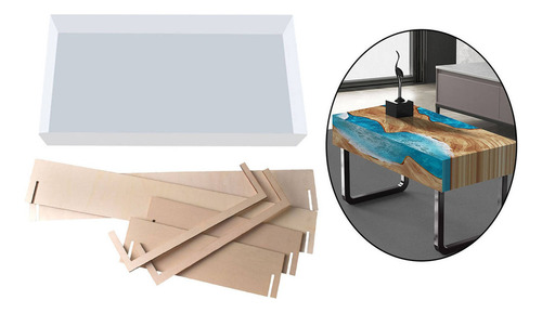 A Molde Grande De Mesa De Resina De Silicone, Molde