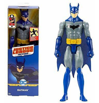 Batman Traje Gris Azul Justice League Action 30cm (Reacondicionado)