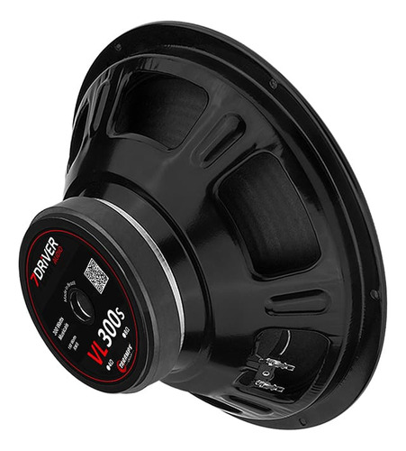 Alto Falante Woofer Taramps Vl 300s 12 Pol 150w Rms 8 Ohms Cor Preto