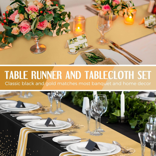 Set De Manteles Y Caminos De Mesa Desechables Para Eventos