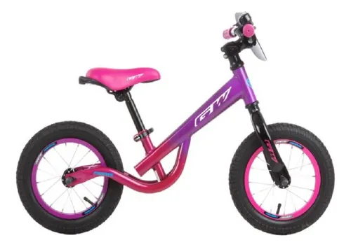 Bicicleta De Impulso Gw Freeride Rin 12 Balance Pushbike Color Violeta