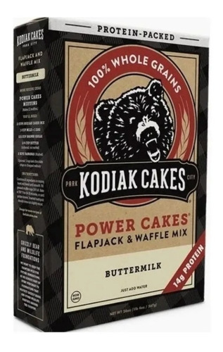 Harina Para Hot Cakes Y Waffles Kodiak Con Proteína De 2 Kg.