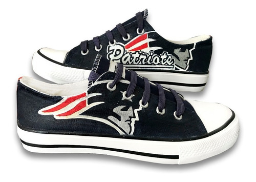 Tenis Pintado A Mano Patriots Personalizado 01