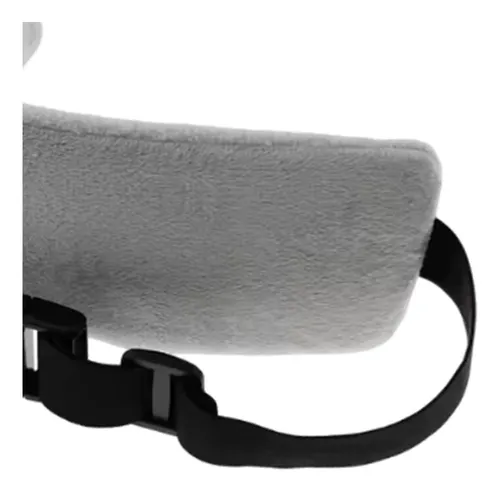 Corturas De Almohada De 2x Cuello Avión Accesoria De Gris