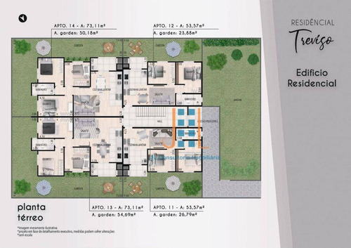 Imagem 8 de 15 de Apartamento Garden, 3 Quartos, Pinhais - Ap1435