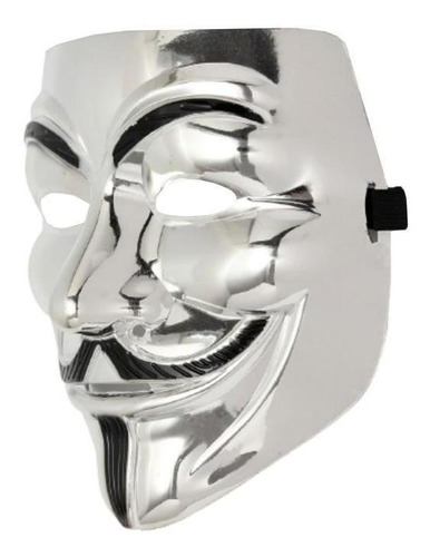 Mascarilla Color Gris Silver, Mxmcs-001, Silver, Máscara Ano