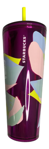 Vaso Starbucks Rosa Flores Eua 2024