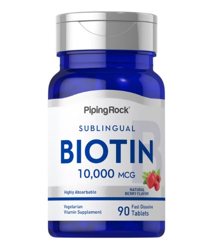  Biotina 10,000mcg 90 Tabletas