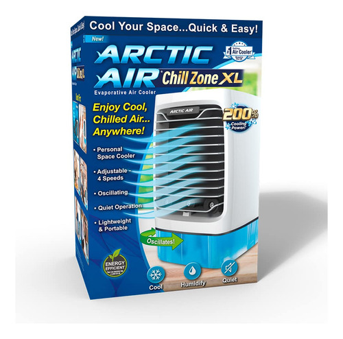 Arctic Air Chill Zone Xl Enfriador Evaporativo Con Ventilado