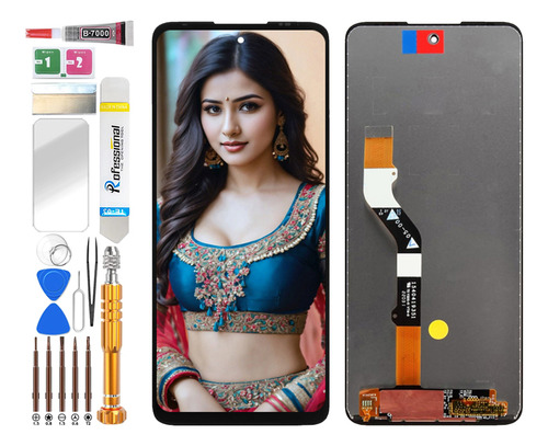Zhangtuo Pantalla Display Lcd Compatible Para Moto G51 5g Xt2171-1, Xt2171-2, Xt2171-3