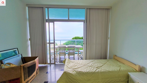 Imagem 6 de 18 de Apartamento À Venda - Guarujá - Frente Ao Mar - 4 Dormitórios - Sala Para 3 Ambientes - Sacada - 1 Vaga De Garagem - Ap05781 - 69284803
